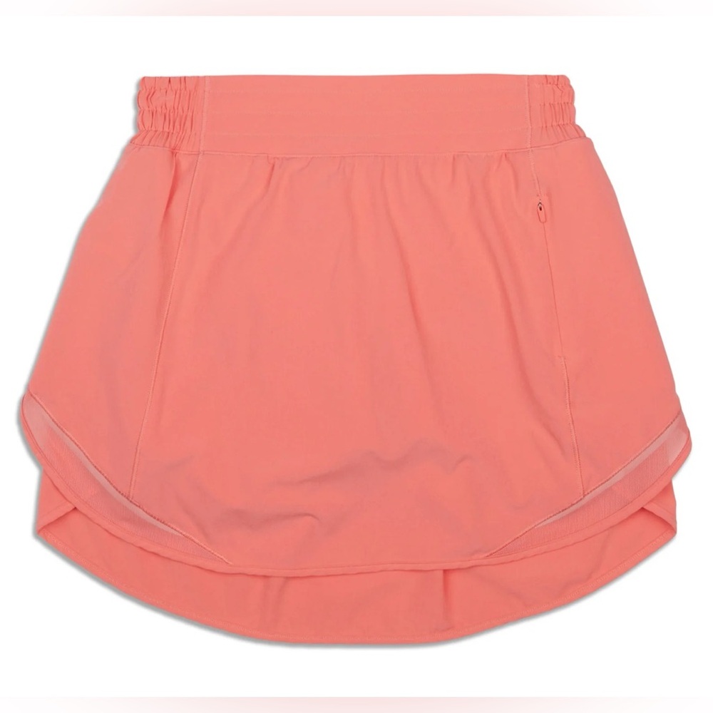 Lululemon Hotty Hot High Rise Skirt, Raspberry Cream, Size 8